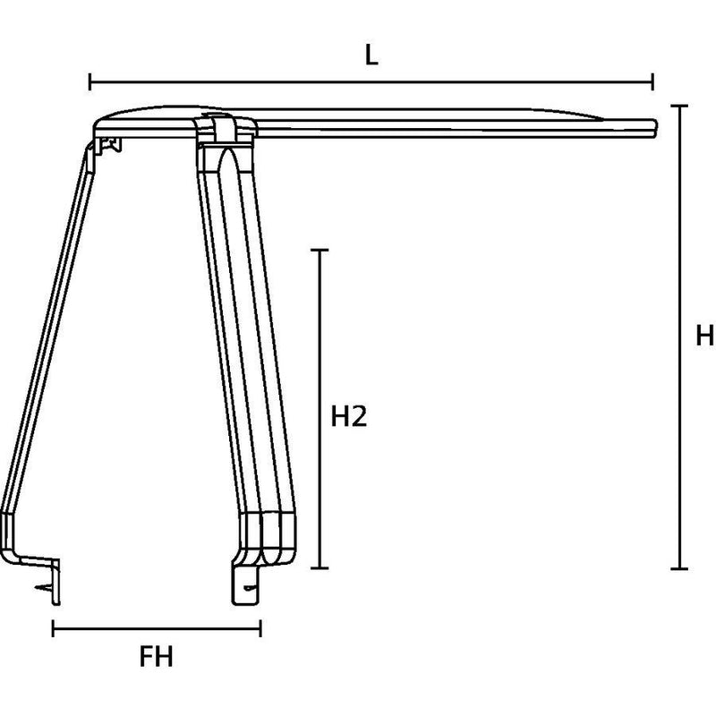 HellermannTyton - Leuchteneinbaugehäuse Abstandshalter SpotClipIIIPA66HSBK5 für Einbaustrahler − 5 Stück