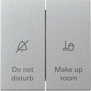 Gira - Installationsschalter Wippschalter Anzeige Hotel 310426 Zimmerstatus F Alu