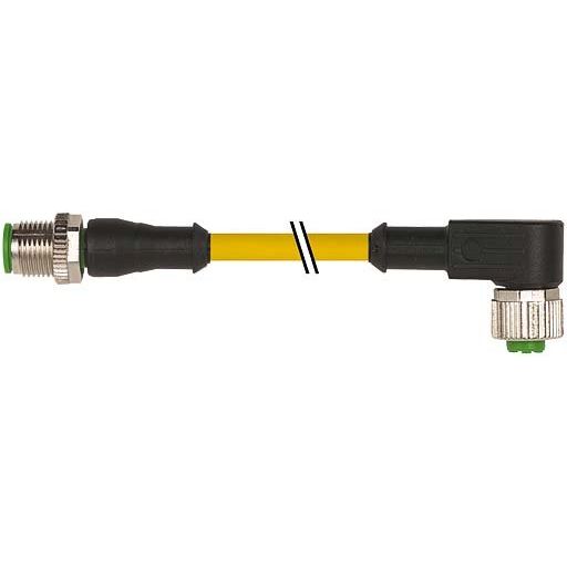 Murrelektronik - Konfektioniertes Sensor-Aktor-Kabel Verbindungsleitung 4p. 7000-40121-0540100 M12 St. ger. M12 Bu