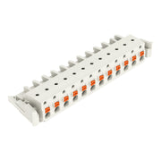 WAGO - Kabelsteckverbinder für Leiterplattensteckverbinder 1-Leiter-Federleiste 2721-212/037-000 Push-inCAGECLAMP,lgr − 10 Stück