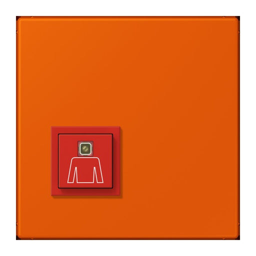 Jung - Behindertenelement für Installationsschalterprogramme Notrufsystem Ruftaster NRS LC 0834 RT 260 orange vif