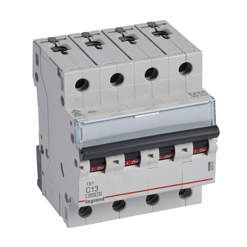 Legrand - Leitungsschutzschalter Legrand 403561 C13A 4-polig 6kA