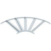 OBO Bettermann - Bogen für Kabelleiter Bogen 90° SLZB L 90 600 FT mit Z-Sprosse