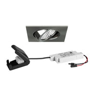 Brumberg Leuchten - Downlight/Strahler/Flutlicht LED-Einbaustrahler 230V 39465153 3000K quadratisch