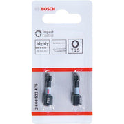 Bosch - Bit PRO Impact Bit, T25 2608522475 25 mm, 2-tlg