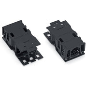 WAGO - Zubehör/Ersatzteile für steckbare Gebäudeinstallation Zugentlastungsgehäuse 770-503/038-000 Rastschelle,schwarz − 50 Stück