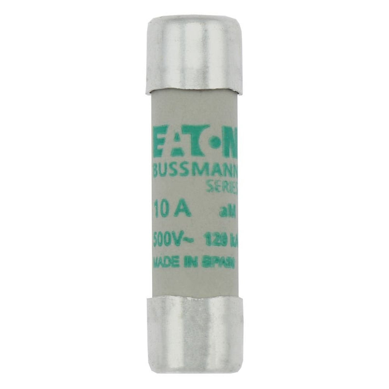 Eaton - Zylindrische Sicherung Sicherungseinsatz Nieders. C10M10 10A AC 500V 120kA − 10 Stück