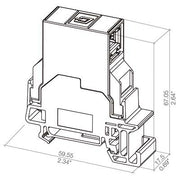 Weidmüller - Kommunikationstechnik-Adapter Tragschienen-Outlet IE-TO-RJ45-C − 10 Stück