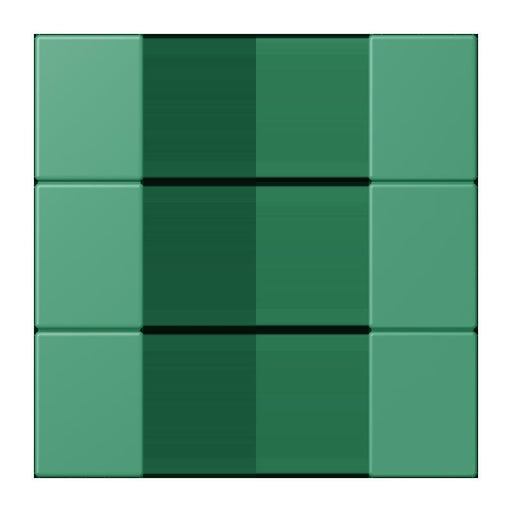 Jung - Abdeckung/Bedienelement für Installationsschalterprogramme Tastensatz 3fach LC 503 TSA 250 vert 59