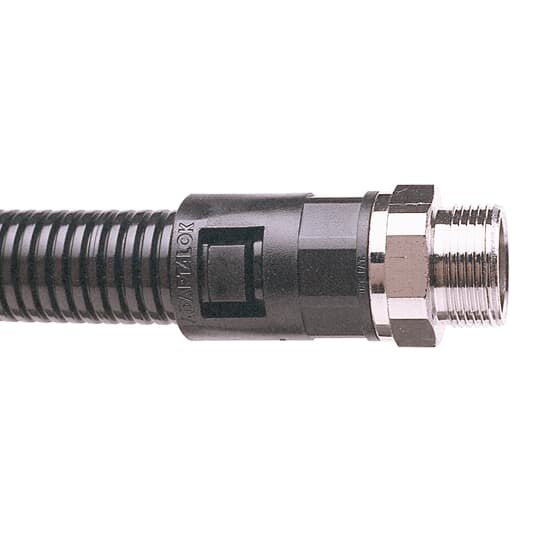 ABB Stotz S&J T&B - Kunststoff-Wellschlauch-Verschraubung Verschraubung gerade AL42/M40/SA/BL Nm42 M40 − 2 Stück
