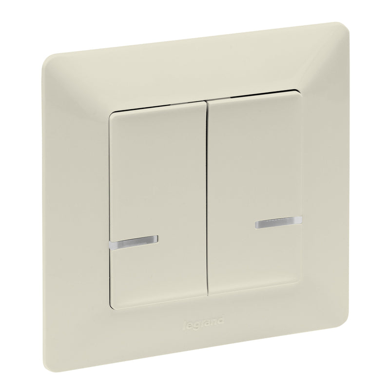 Legrand - Elektronischer Schalter Serienschalter Legrand 752288 2x 250W