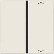 Jung - Abdeckung/Bedienelement für Installationsschalterprogramme Taste 1-fach ws A 401 TSAP mit Symbolen