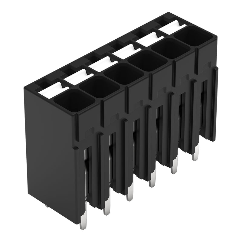 WAGO - Leiterplattenklemme THR-Leiterplattenklemme 2086-1106/997-607 Drücker,1,5mm²,sw − 940 Stück