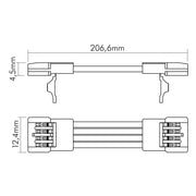 Nobile - Zubehör/Ersatzteile für Lichtschlauch/-band Verbinder flexibel 5er Set 5011510095 − 1 Stück