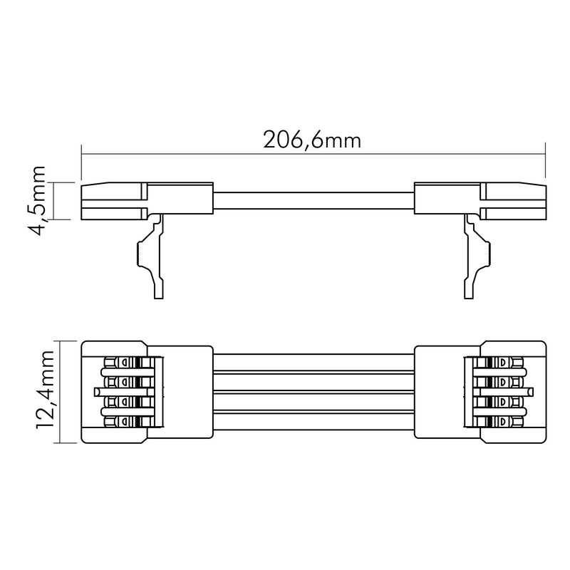Nobile - Zubehör/Ersatzteile für Lichtschlauch/-band Verbinder flexibel 5er Set 5011510095 − 1 Stück