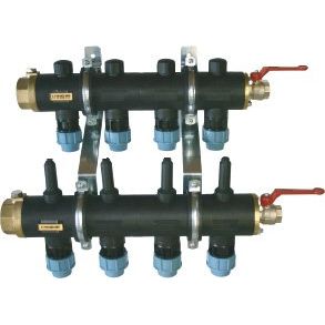 Bosch Thermotechnik - Soleverteiler für Wärmepumpe Soleverteiler NR1139 4-fach DN 25