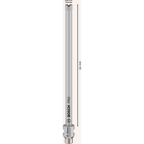 Bosch - Bohrkrone PRO Nassbohrkrone, 18 2608601796 x 300 mm, G