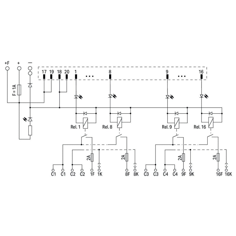 WAGO - Übergabemodul 704-5094 Steckverbin.DIN41651
