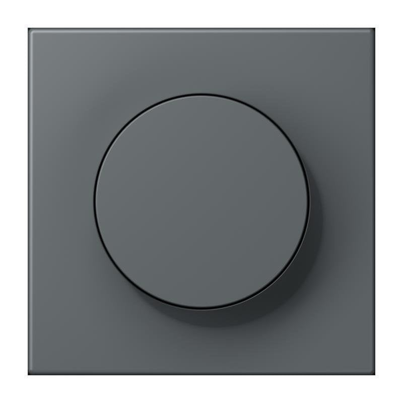 Jung - Abdeckung/Bedienelement für Installationsschalterprogramme Abdeckung mit Drehknopf LC 1740 202 gris fonce 31