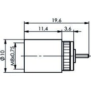 Telegärtner - Koax-Steckverbinder FME-Einpress-Stecker 100021090 − 750 Stück