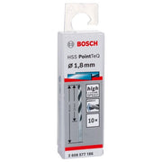 Bosch - Bohrer Metallspiralbohrer HSS 2608577186 PointTeQ DIN 338 1,8