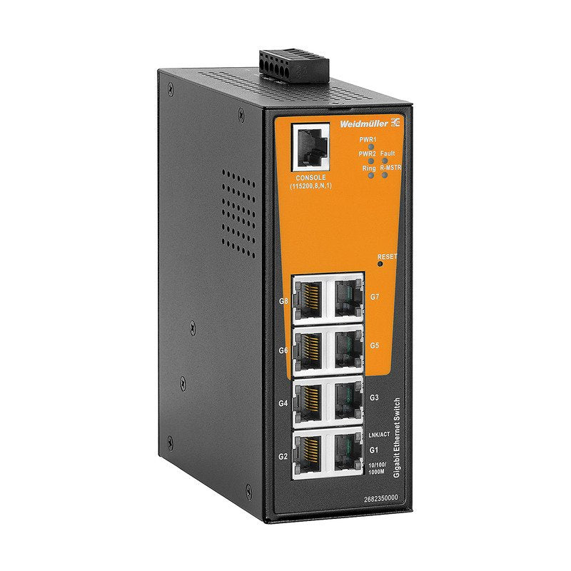 Weidmüller - Netzwerk Switch Schalter managed Gigabit IE-SW-AL08M-8GT Ethernet