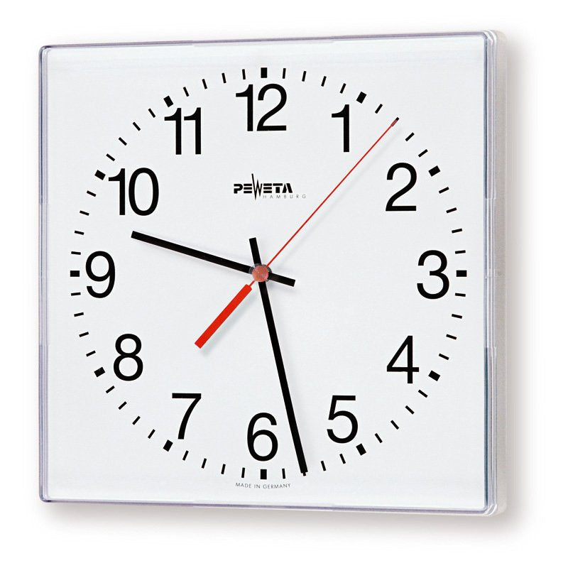 Peweta - Uhr Quarz-Batterie-Uhr 41.280.411 innen,1,5V,425x425mm