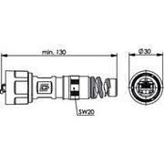 Telegärtner - Modularer Steckverbinder STX V1 RJ45 Steckerset 100007460 AWG24-27 Cat.6 BP