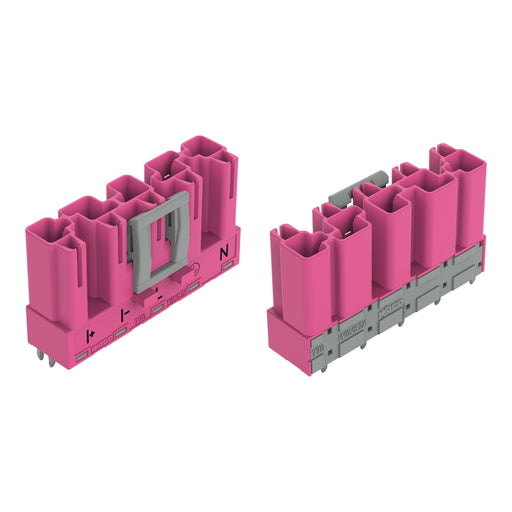 WAGO - Leiterplattensteckverbinder Stecker für Leiterplatten 770-895/080-000 5-polig,pink − 50 Stück