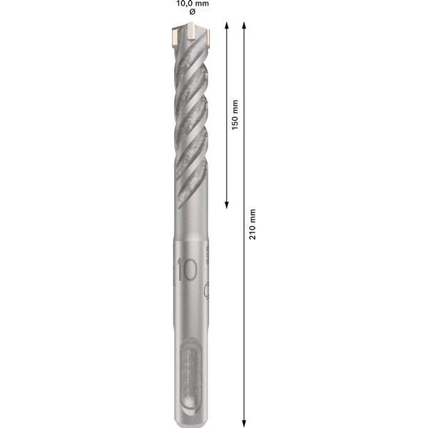 Bosch - Bohrer PRO SDS plus-5X 2608833797 Hammerbohrer 10 x 50