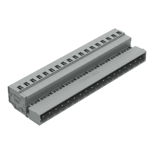 WAGO - Kabelsteckverbinder für Leiterplattensteckverbinder 1-Leiter-Stiftleiste 231-618/018-000 CAGECLAMP,2,5mm²,gr − 25 Stück