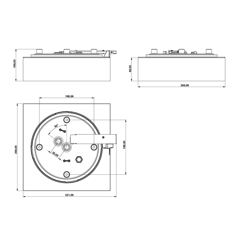 RP-Technik - Sicherheitsleuchte LED-Rettungszeichenleuchte WFXW413SC EB 3h, SC