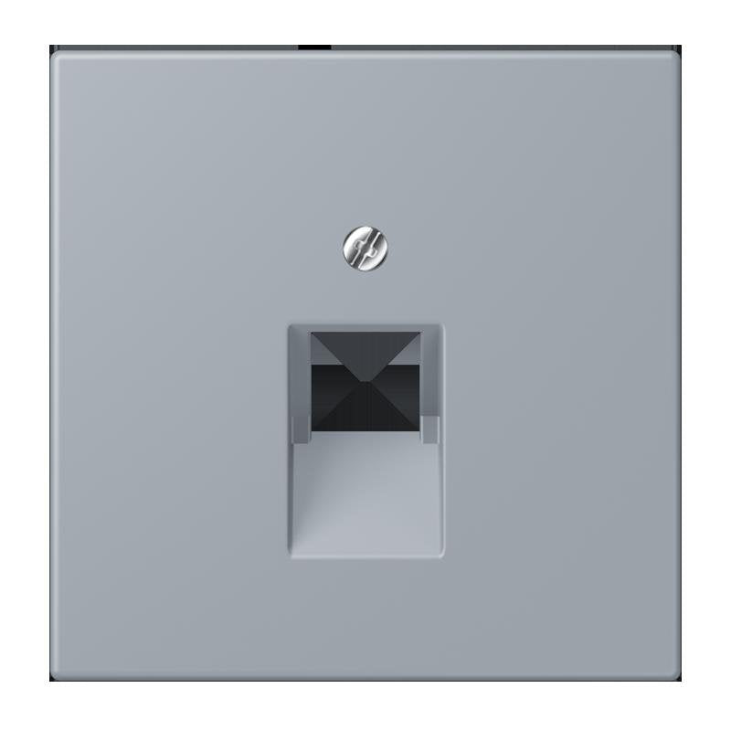Jung - Einsatz/Abdeckung für Kommunikationstechnik Abdeckung für IAE/UAE LC 969-1 UA 257 gris clair 59