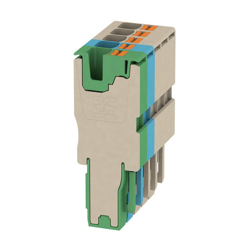 Weidmüller - Zubehör/Ersatzteile für Klemmen Stecker APG 4/5-3BG-BL-GN PUSH IN, 4 mm² − 25 Stück
