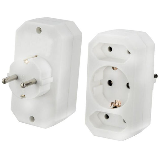 E+P Elektrik - Mehrfachsteckdose Dreifach-Kombistecker EA 9 ws
