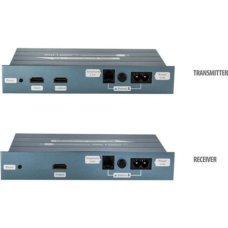 E+P Elektrik - Zubehör/Ersatzteile für Unterhaltungselektronik HDMI-Sende- u.Empfg.gerät HDT 300 UHD-Transmitter-Set