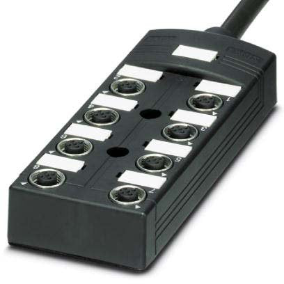 Phoenix Contact - Passiver Sensor-/Aktor-Verteiler (mit Leitung) Sensor-/Aktor-Box SACB-8/16-10,0PUR OD