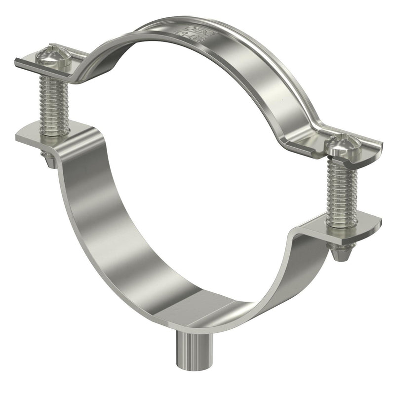OBO Bettermann - Befestigungsschelle für Kabel/Rohre Abstandschelle ASG 732 63 A4 m. Gewindea. 53-63mm − 20 Stück