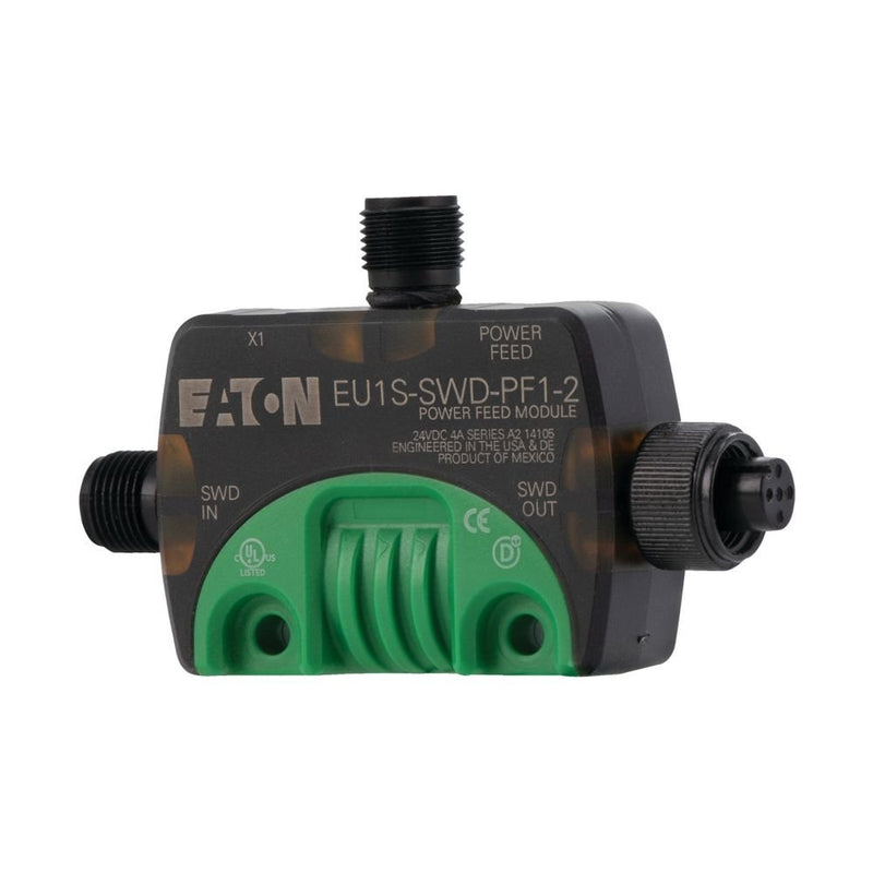 Eaton - Feldbus, Dez. Peripherie - Einspeise- und Segmentmodul SWD-Spannungsversorgung EU1S-SWD-PF1-2 IP67 24V DC 4A