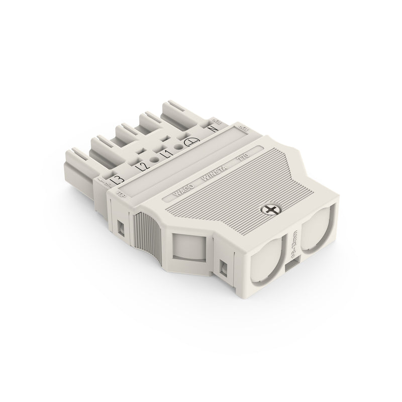 WAGO - Steckverbinder für steckbare Gebäudeinstallation Stecker 770-335 0,5-4mmq weiß − 25 Stück