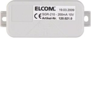 Elcom - Netzgerät für Türkommunikation Spannungs-Gleichrichter SGR-210 12V AC / 10V DC