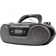 Soundmaster - Lautsprecher DAB+Boombox SCD8300SW sw CD/MP3,USB,Kassette
