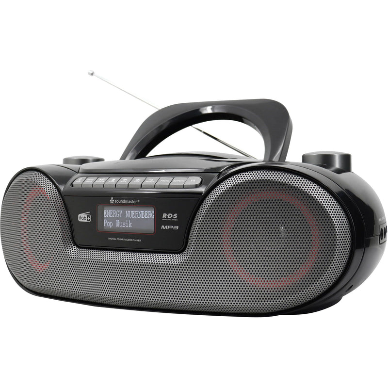 Soundmaster - Lautsprecher DAB+Boombox SCD8300SW sw CD/MP3,USB,Kassette