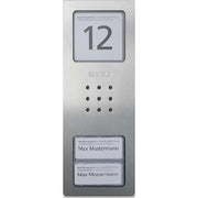 Siedle&Söhne - Zubehör/Ersatzteile für Türkommunikation Gehäuse-Oberteil CA 812-2/CA 850-2 E Edelstahl gebürstet