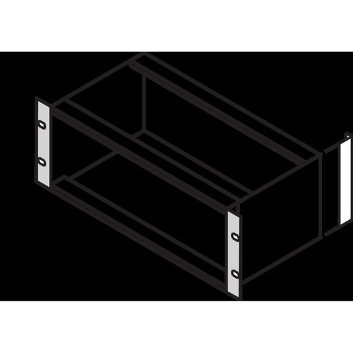 Schroff - Komponente für den Ausbau (Schaltschrank) 19" Winkel 24560298 (VE2) 4HE m.Grifflöchern