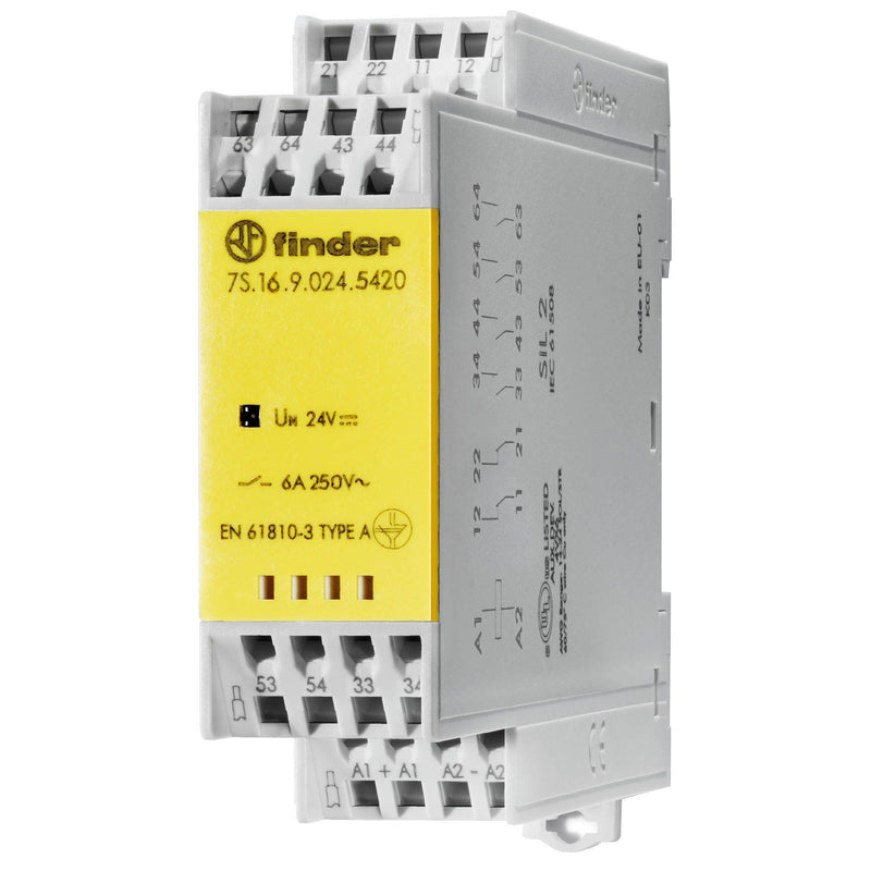 Finder - Schaltrelais Relaismodul 7S.16.9.024.5420 4S, 2Ö, 6A