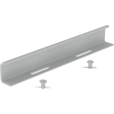 Unex - Verbinder für Kabeltragsystem Stoßstellenverbinder 66824 m. Bolzen, lichtgrau − 1 Stück