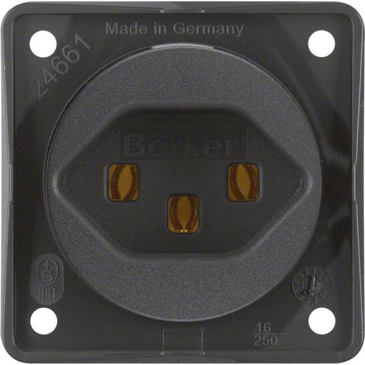 Berker - Steckdose anth/matt 962592505 Schweiz Typ23