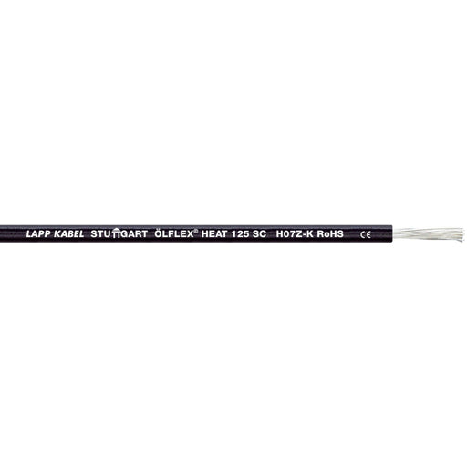 Lapp Kabel&Leitung - Energiekabel < 1 kV, für feste Verlegung ÖLFLEX HEAT 125 SC 1232104/100 1X0,5 RD − 100 Meter