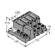 Turck - Feldbus, Dez. Peripherie - Funktions-/Technologie-Modul Programmierbares Set TI-BL67-PG-EIP-S-6 I/O-Kommunikation